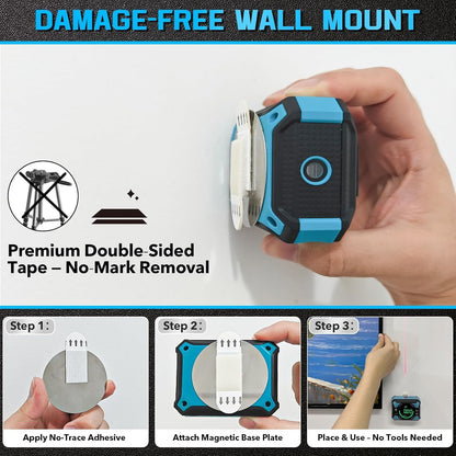 Laser Level with Digital Angle Finder - 3 in 1 Lazer Leveler Tool Digital Angle Gauge Wall Laser Level for Hanging Frames & Picture, Diy Project